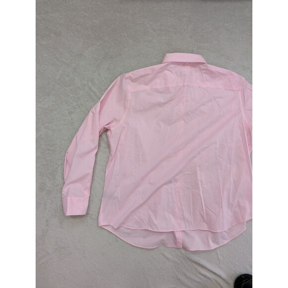 Lauren Ralph Lauren Pink Button Up Dress Shirt Non-Iron Classic Size XXL - Picture 8 of 8